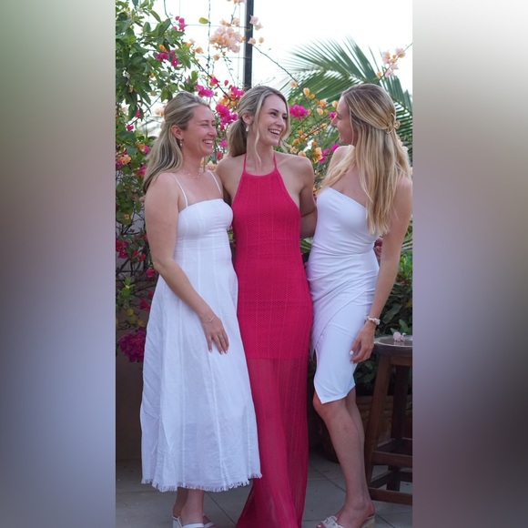 Guess Pink Knit Maxi Dress - Picture 6 of 7